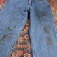 Lee W32 L33 Straight Leg Relaxed Fit Blue Denim Jeans
