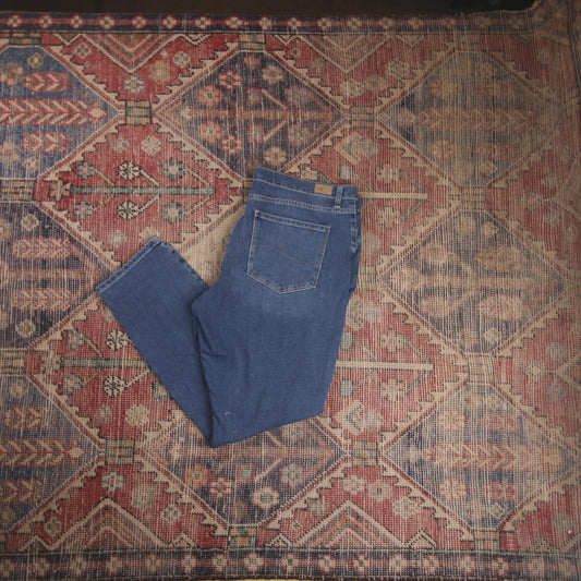 Lee W36 L28 Skinny Blue Denim Jeans