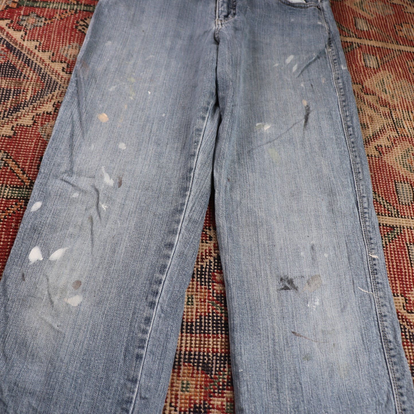 Lee W30 L30 Straight Leg Relaxed Fit Blue Denim Jeans