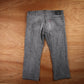 Levi's 505 Red Tab W38 L26 Straight Leg Regular Fit Grey Denim Jeans