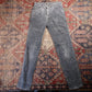 Levi's 521 20 59 W28 L32 Slim Fit Grey Corduroy Trousers