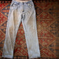 Wrangler W34 L34 Straight Leg Relaxed Fit Blue Denim Jeans