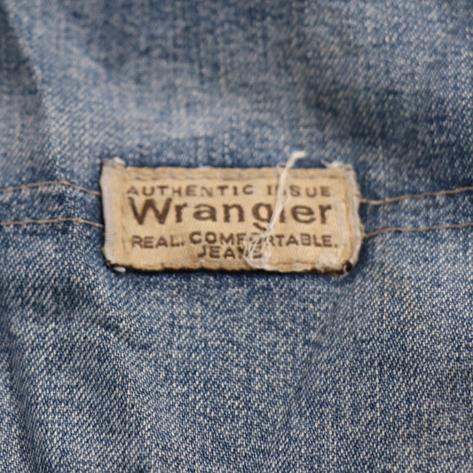 Wrangler W36 L29 Carpenter Classic Ripped Style Blue Denim Jeans