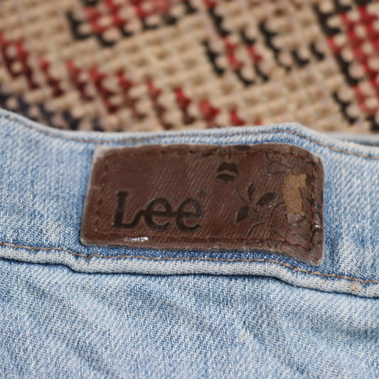 Lee W30 L31 Straight Leg Relaxed Fit Blue Denim Jeans