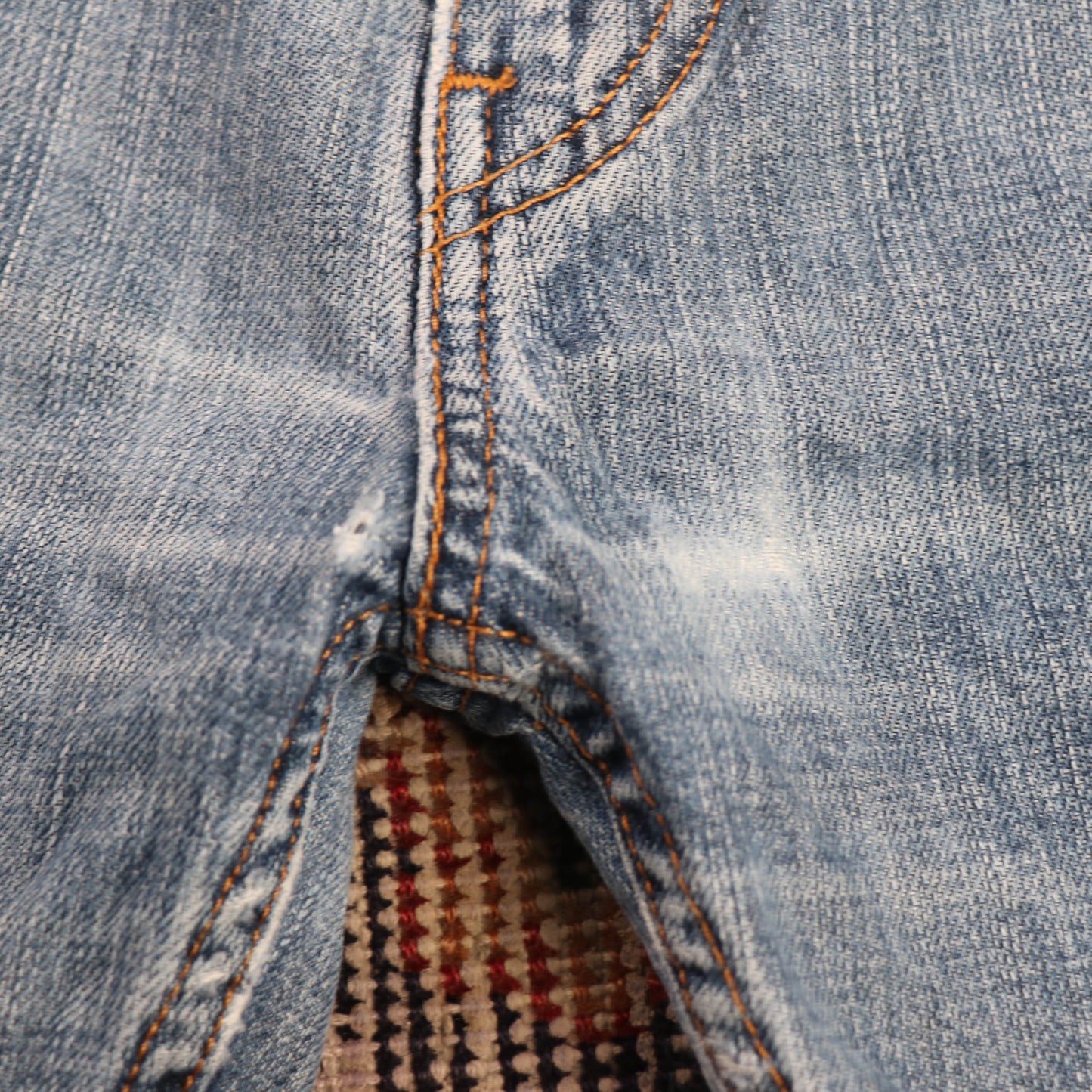 Levi's W38 L32 Straight Leg Blue Denim Jeans