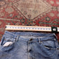 Wrangler W36 L31 Relaxed Classic Ripped Style Blue Denim Jeans