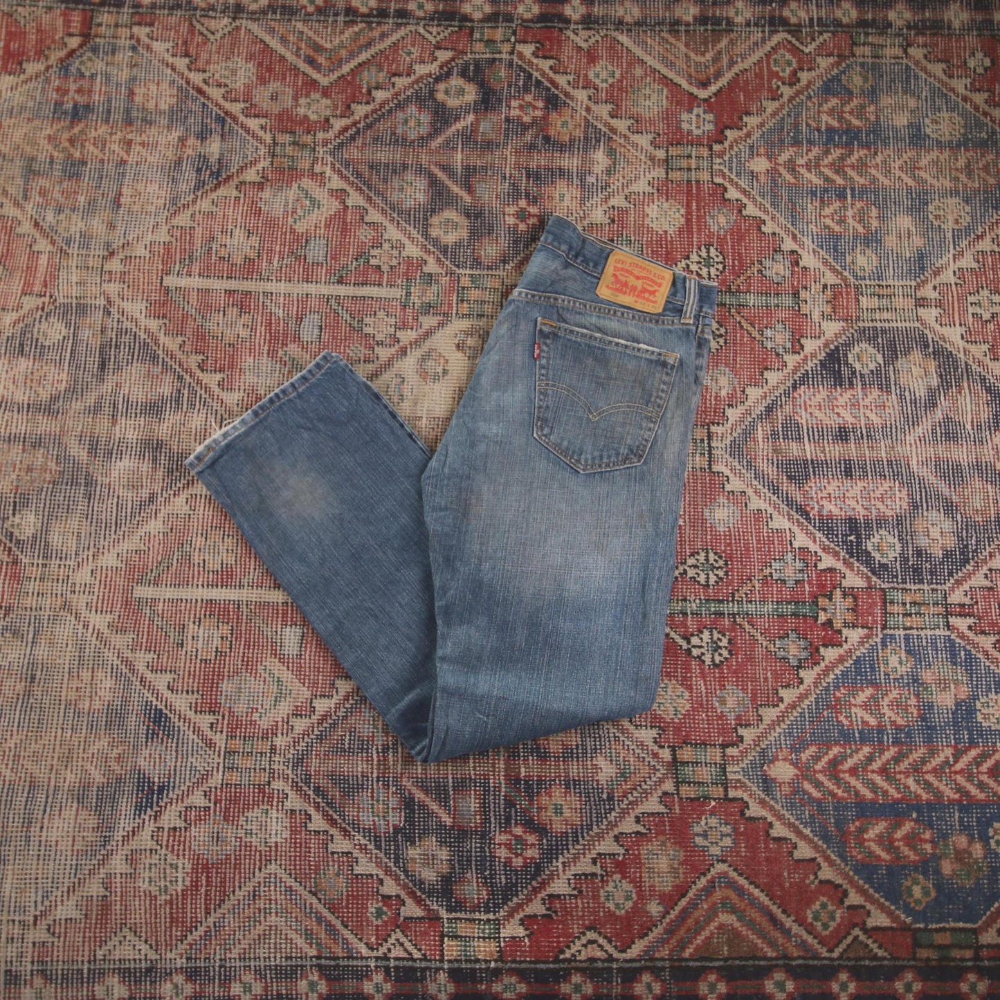 Levi's 559 W34 L31 Straight Leg Relaxed Fit Blue Denim Jeans