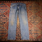 Levi's 505 W36 L31 Straight Leg Regular Fit Blue Denim Jeans