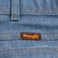 Wrangler W38 L27 Straight Leg Blue Denim Jeans