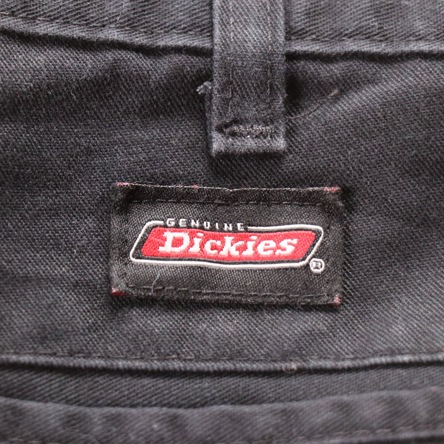 Dickies W36 L27 Cargo Black Cotton Blend Trousers