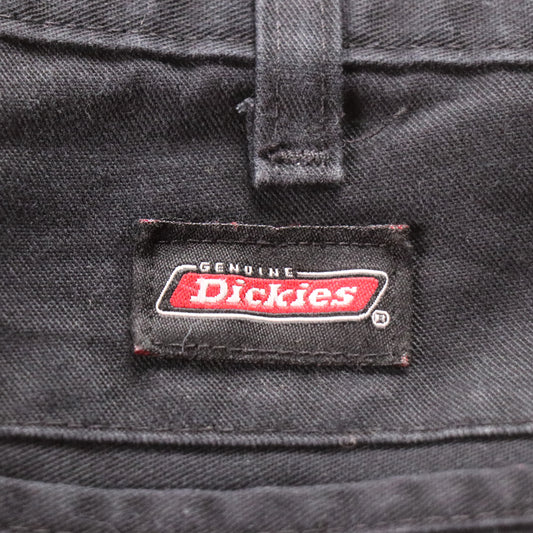 Dickies W36 L27 Cargo Black Cotton Blend Trousers