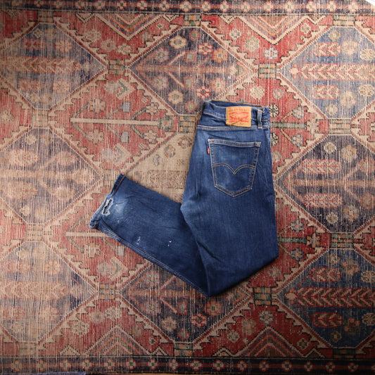 Levi's 501 Red Tab W34 L30 Original Fit Blue Denim Jeans