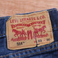 Levi's 514 Red Tab W34 L28 Straight Leg Blue Denim Jeans