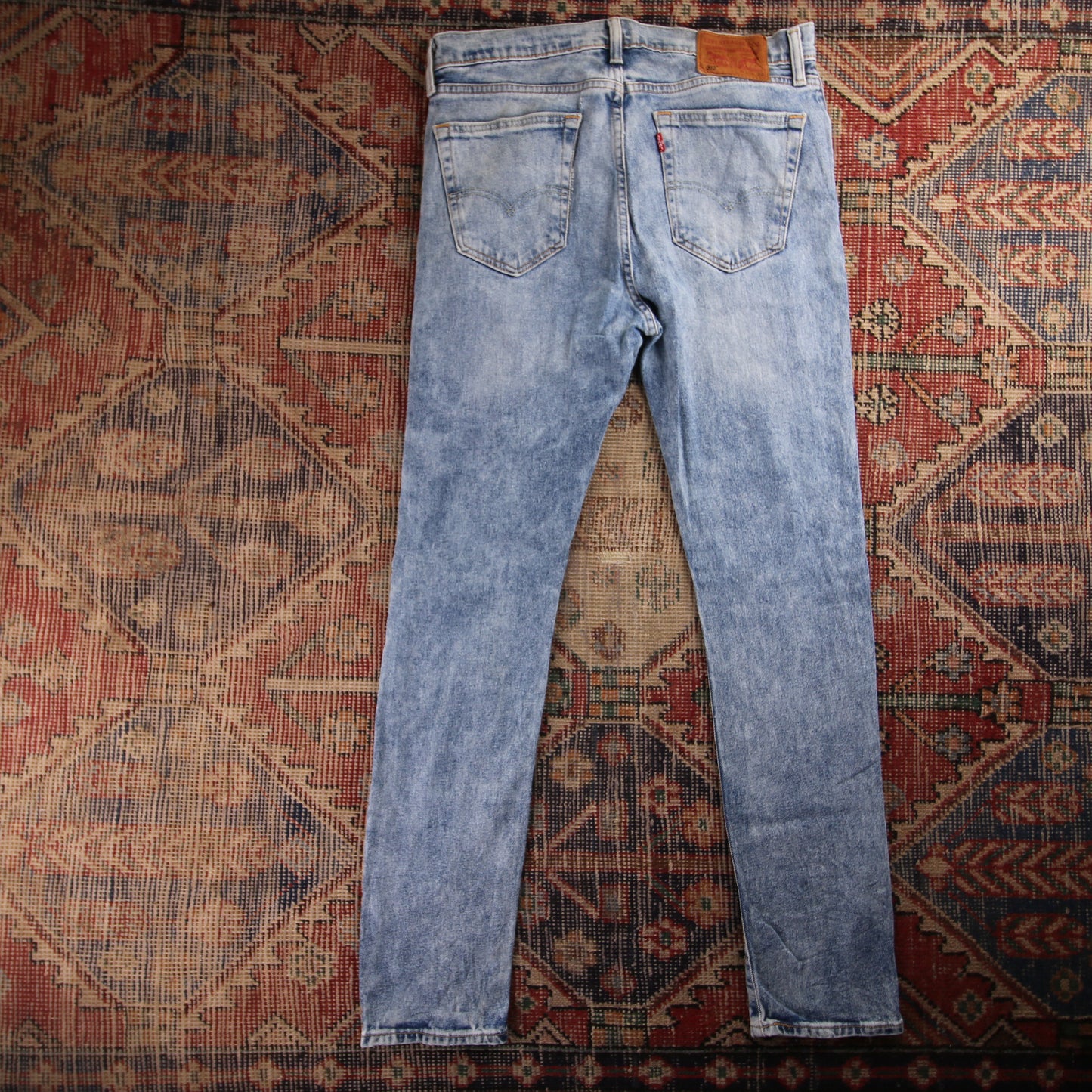 Levi's 510 Red Tab W32 L31 Skinny Blue Denim Jeans