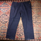 Dickies W46 L30 Straight Leg Blue Cotton Blend Trousers