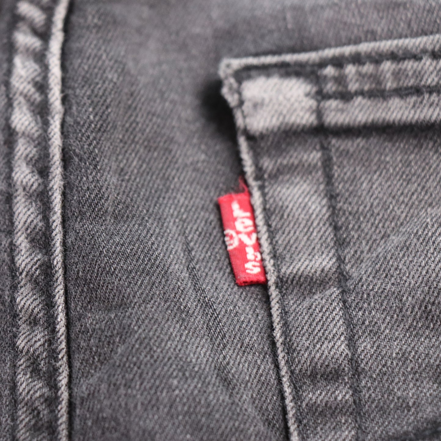 Levi's 510 Red Tab W30 L27 Skinny Black Denim Jeans