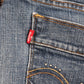 Levi's 515 W32 L31 Flared Blue Denim Jeans