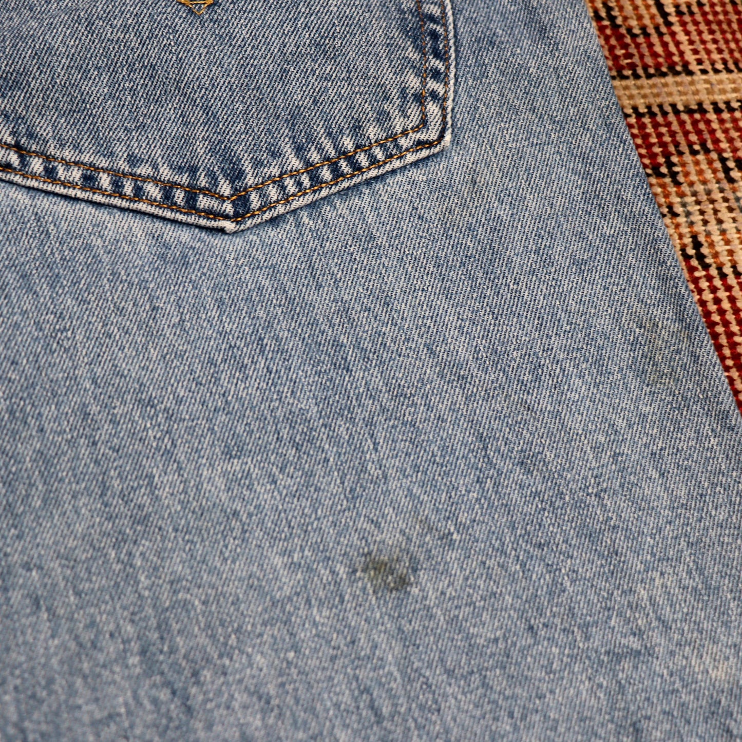 Levi's 550 W38 L28 Tapered Leg Relaxed Fit Blue Denim Jeans