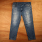 Levi's 505 Red Tab W40 L29 Straight Leg Regular Fit Blue Denim Jeans