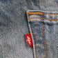 Levi's 550 Red Tab W34 L30 Tapered Leg Relaxed Fit Blue Denim Jeans