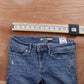 Levi's 711 Red Tab W26 L30 Skinny Classic Ripped Style Blue Denim Jeans