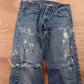 Levi's 514 Red Tab W32 L30 Straight Leg Blue Denim Jeans