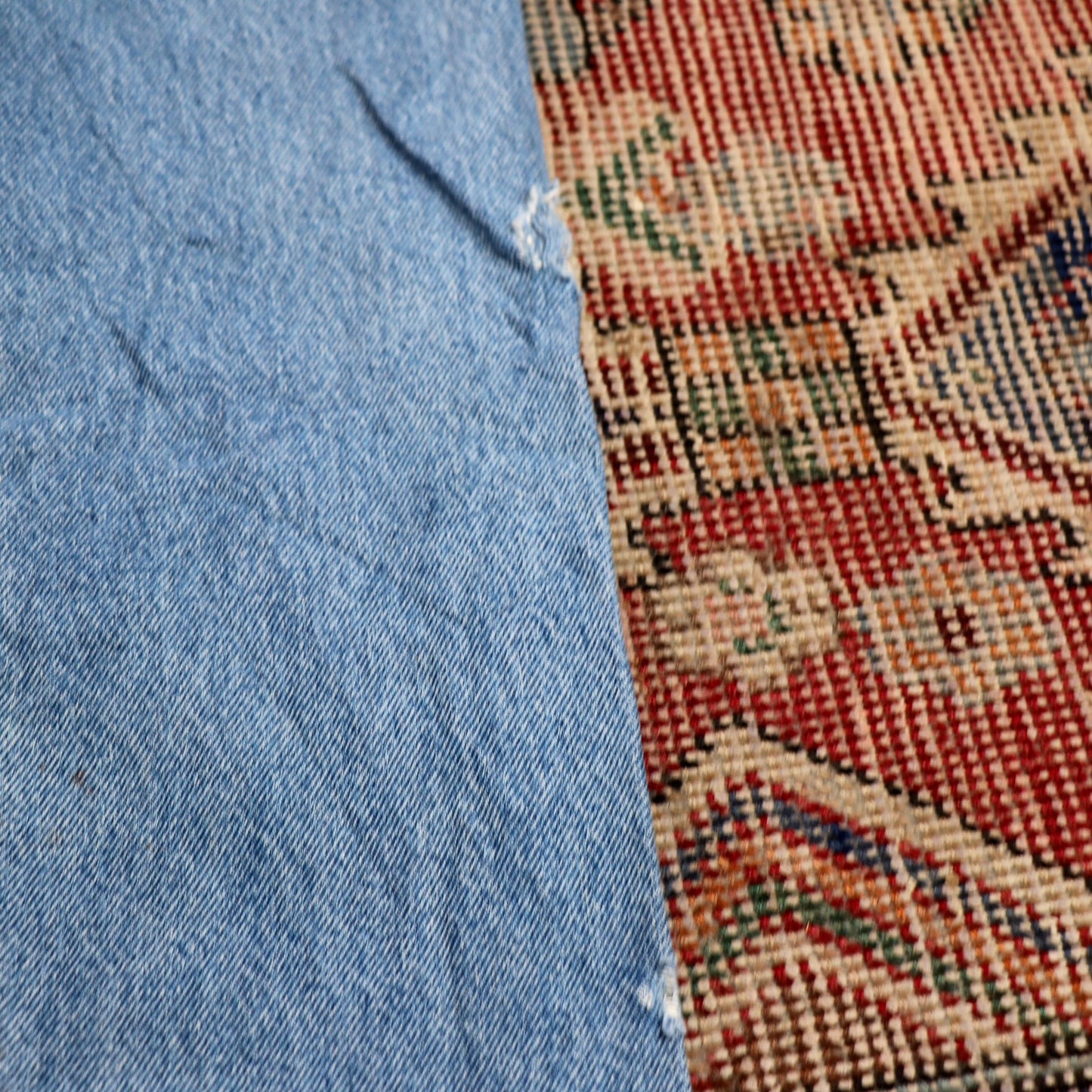 Lee W36 L32 Straight Leg Blue Denim Jeans