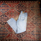 Lee W32 L31 Straight Leg Relaxed Fit Classic Ripped Style Blue Denim Jeans