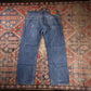 Levi's 505 W36 L30 Straight Leg Regular Fit Blue Denim Jeans