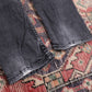 Levi's 511 W24 L24 Slim Fit Black Denim Jeans