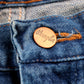 Wrangler W32 L36 Straight Leg Blue Denim Jeans