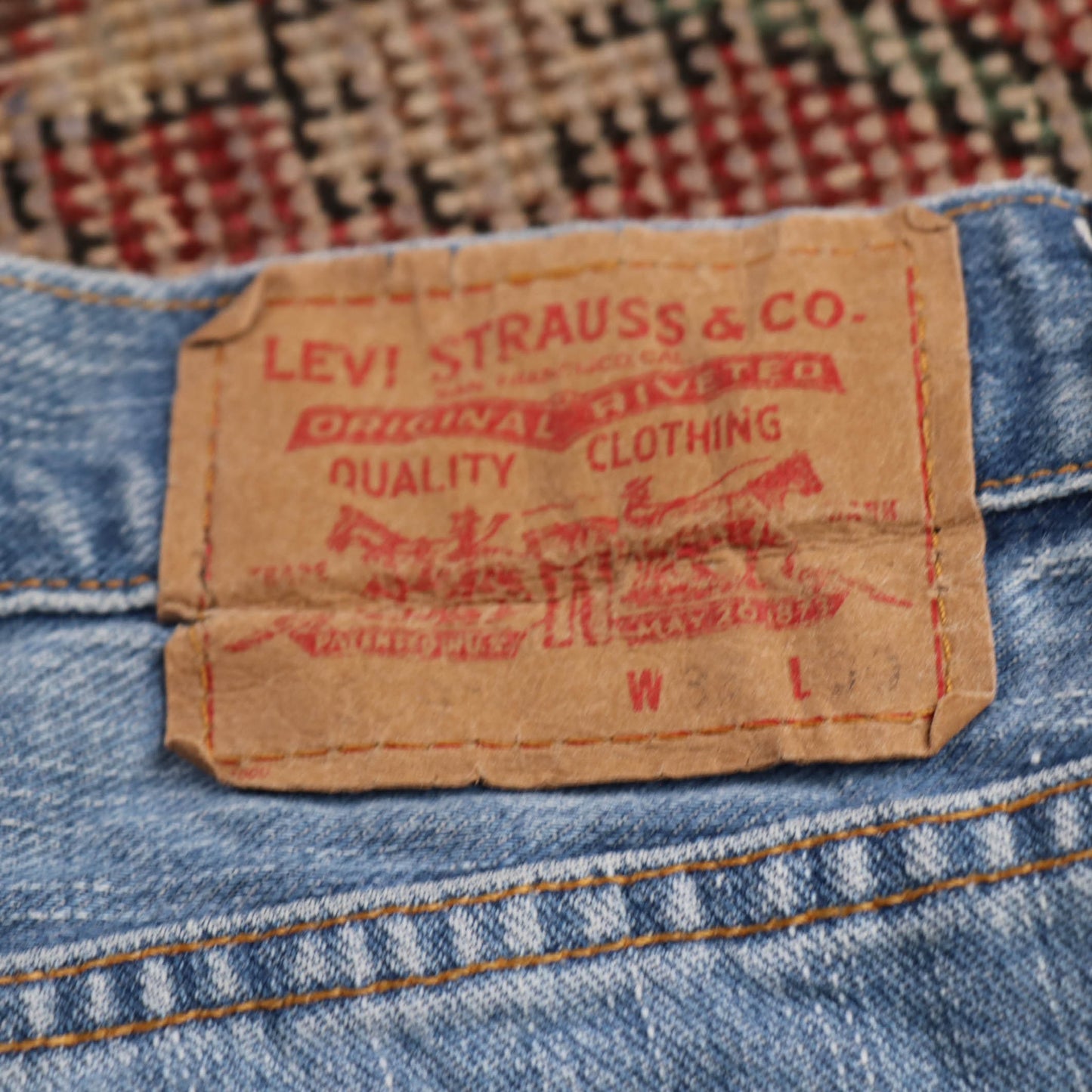 Levi's 559 W34 L29 Straight Leg Relaxed Fit Blue Denim Jeans