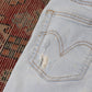 Levi's W26 L26 Straight Leg Classic Ripped Style Blue Denim Jeans