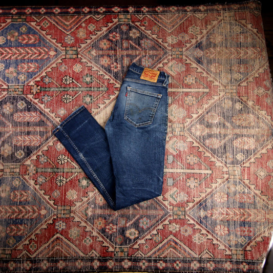 Levi's 514 W30 L33 Straight Leg Blue Denim Jeans
