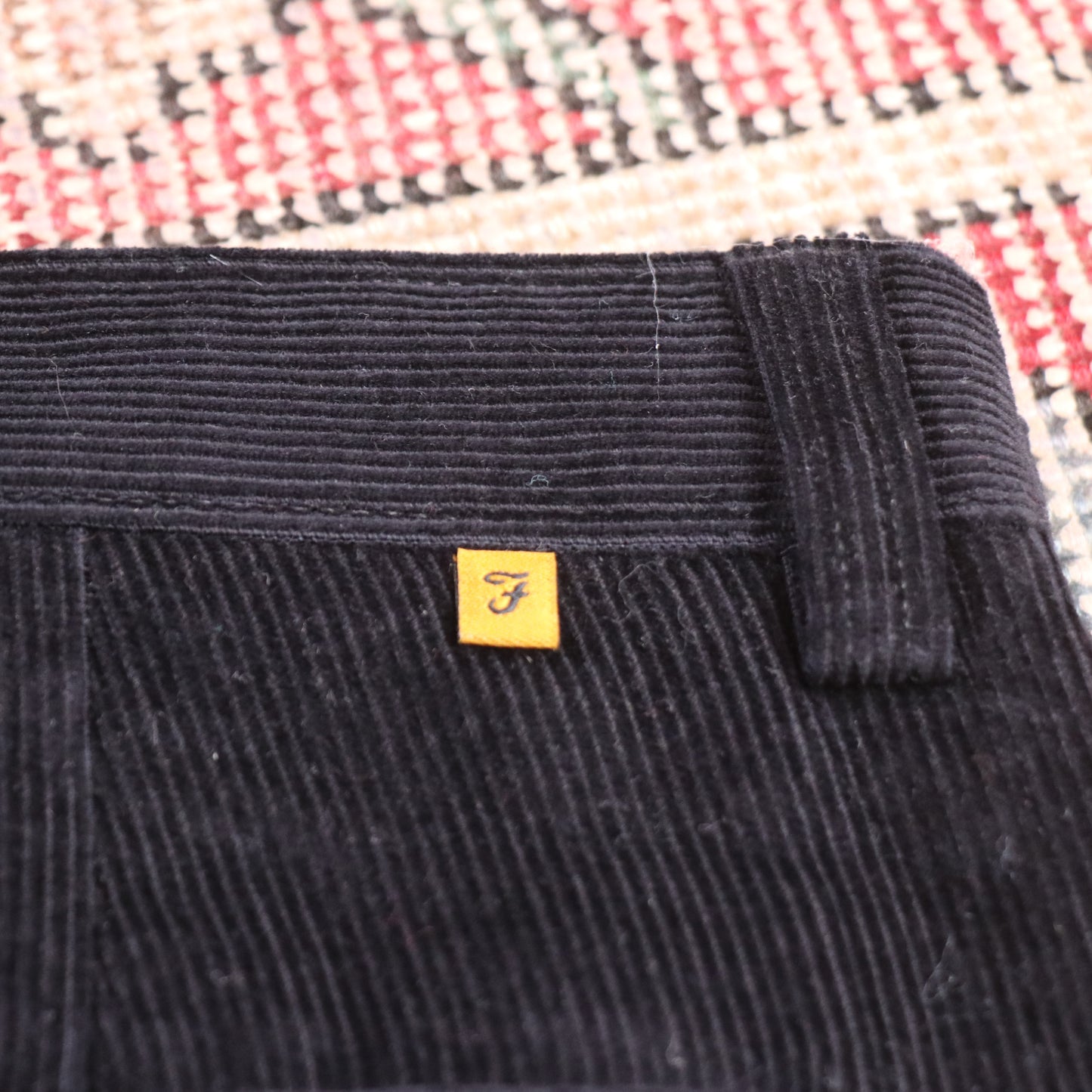 Unbranded W34 L28 Straight Leg Blue Corduroy Trousers