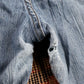 Lee W34 L30 Straight Leg Loose Fit Blue Denim Jeans