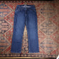 Lee W32 L28 Straight Leg Blue Denim Jeans