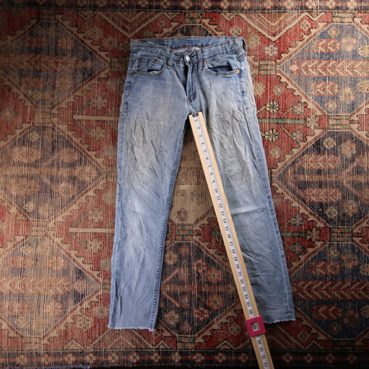 Levi's 721 Red Tab W30 L28 Slim Fit Blue Denim Jeans