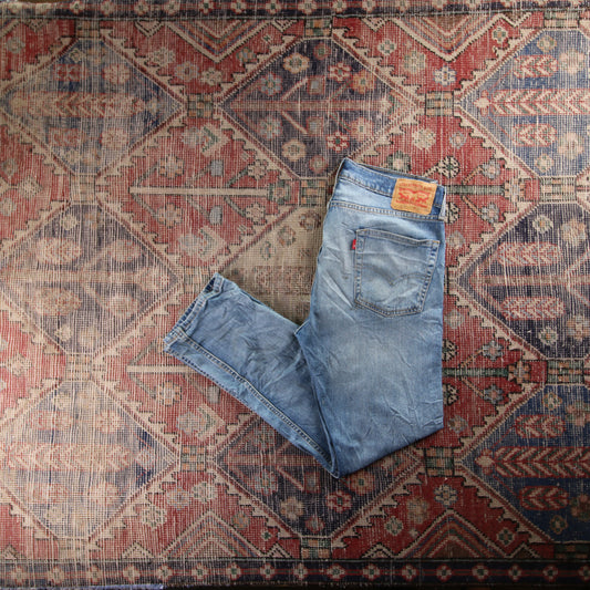 Levi's 511 Red Tab W34 L30 Slim Fit Blue Denim Jeans