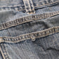 Wrangler W38 L30 Relaxed Classic Ripped Style Blue Denim Jeans