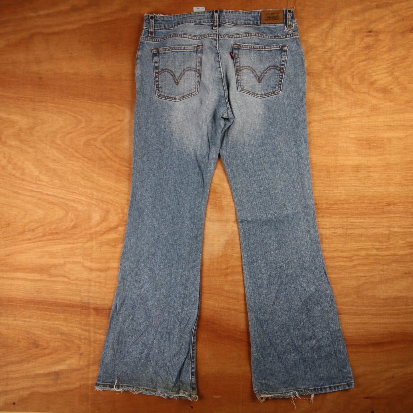 Levi's Red Tab W32 L1 Bootcut Blue Denim Jeans