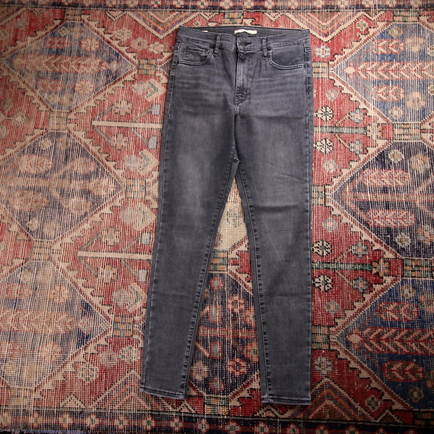 Levi's 720 W30 L28 Skinny Grey Denim Jeans