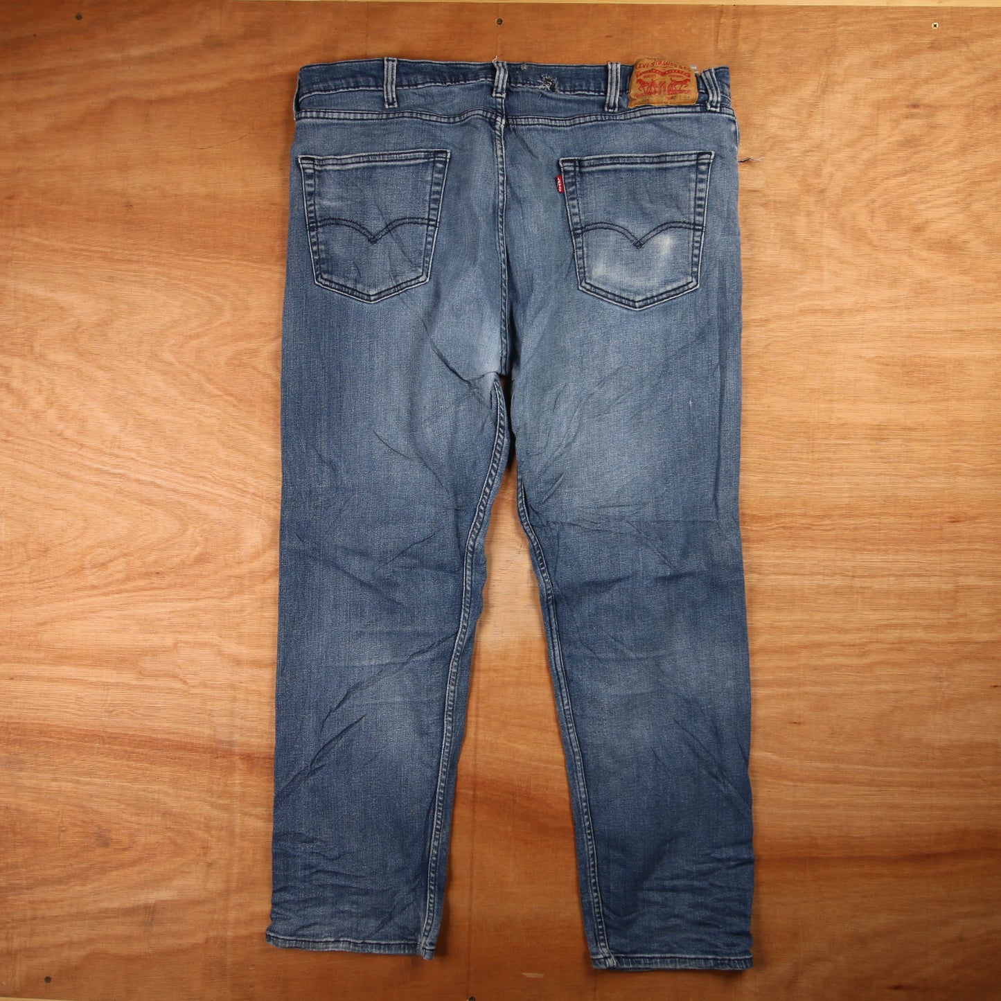 Levi's 505 Red Tab W40 L29 Straight Leg Regular Fit Blue Denim Jeans