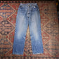 Lee W28 L29 Straight Leg Relaxed Fit Blue Denim Jeans
