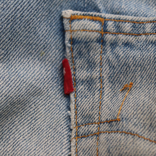 Levi's 550 W34 L30 Tapered Leg Relaxed Fit Blue Denim Jeans