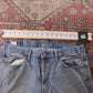Levi's 505 Red Tab W36 L28 Straight Leg Regular Fit Classic Ripped Style Blue De