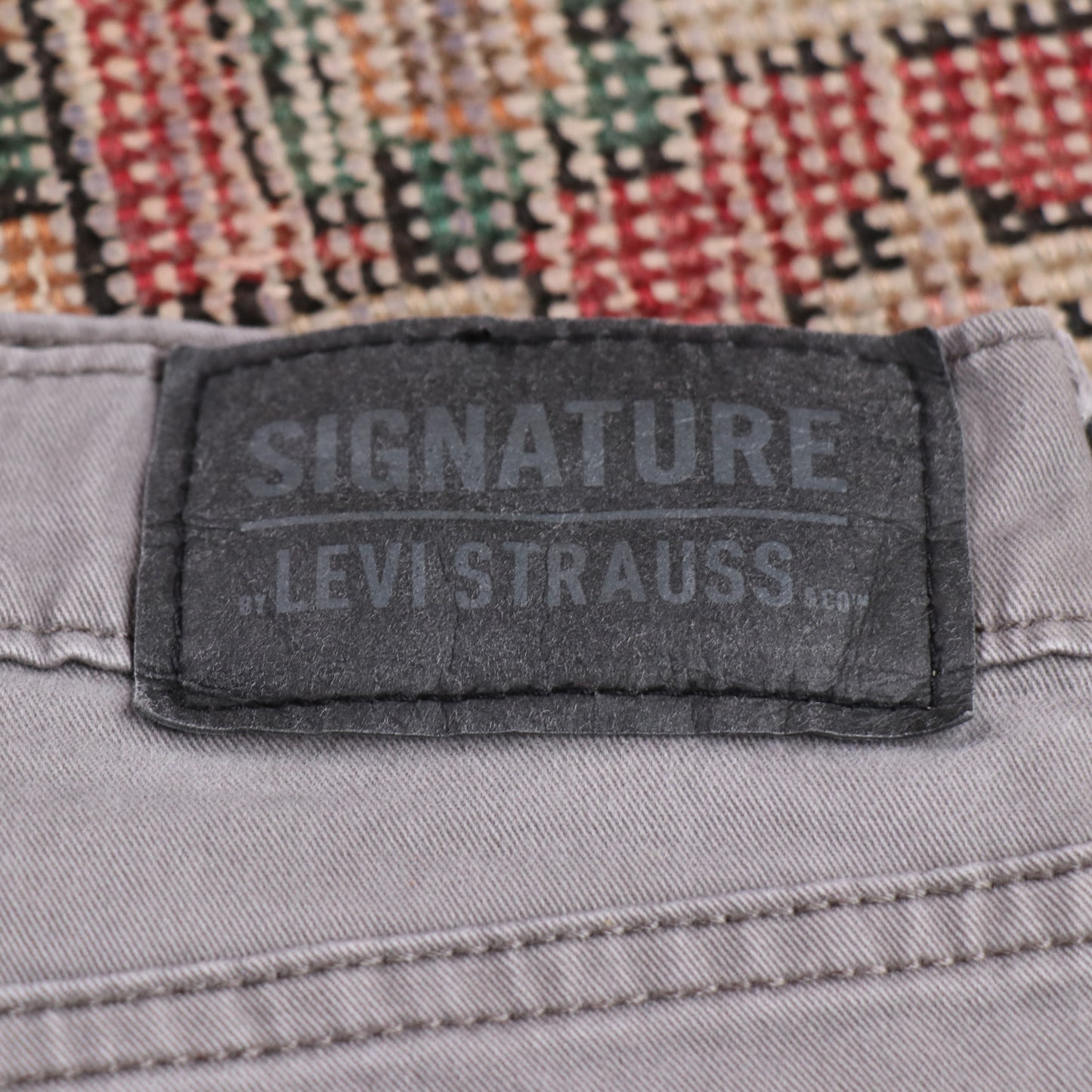 Levi's Signature W32 L29 Straight Leg Grey Denim Jeans