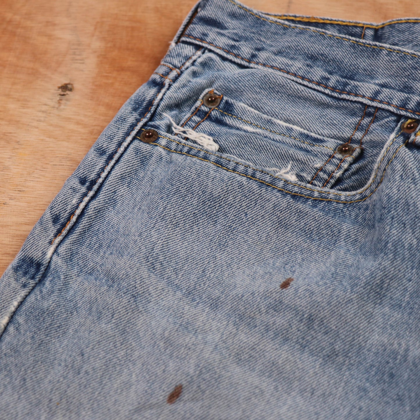 Levi's 501 Red Tab W32 L29 Original Fit Blue Denim Jeans