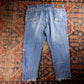 Wrangler W42 L29 Relaxed/Baggy Blue Denim Jeans