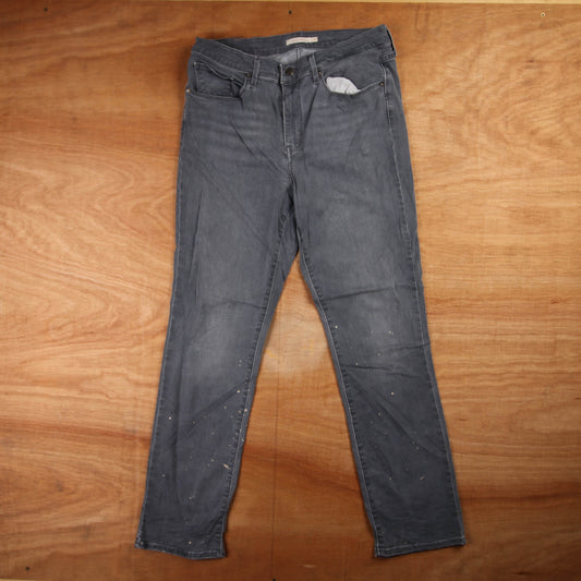 Levi's Red Tab W32 L29 Classic Straight Grey Denim Jeans